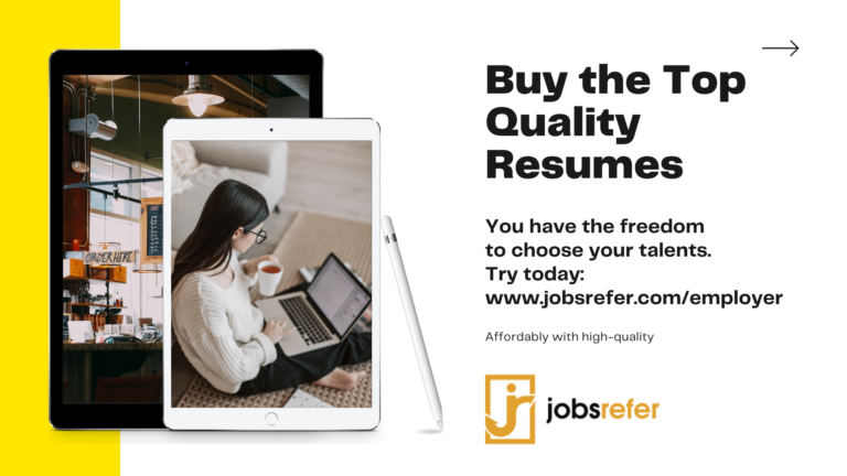 How to use Jobsrefer’s CV Marketplace to get top talents?